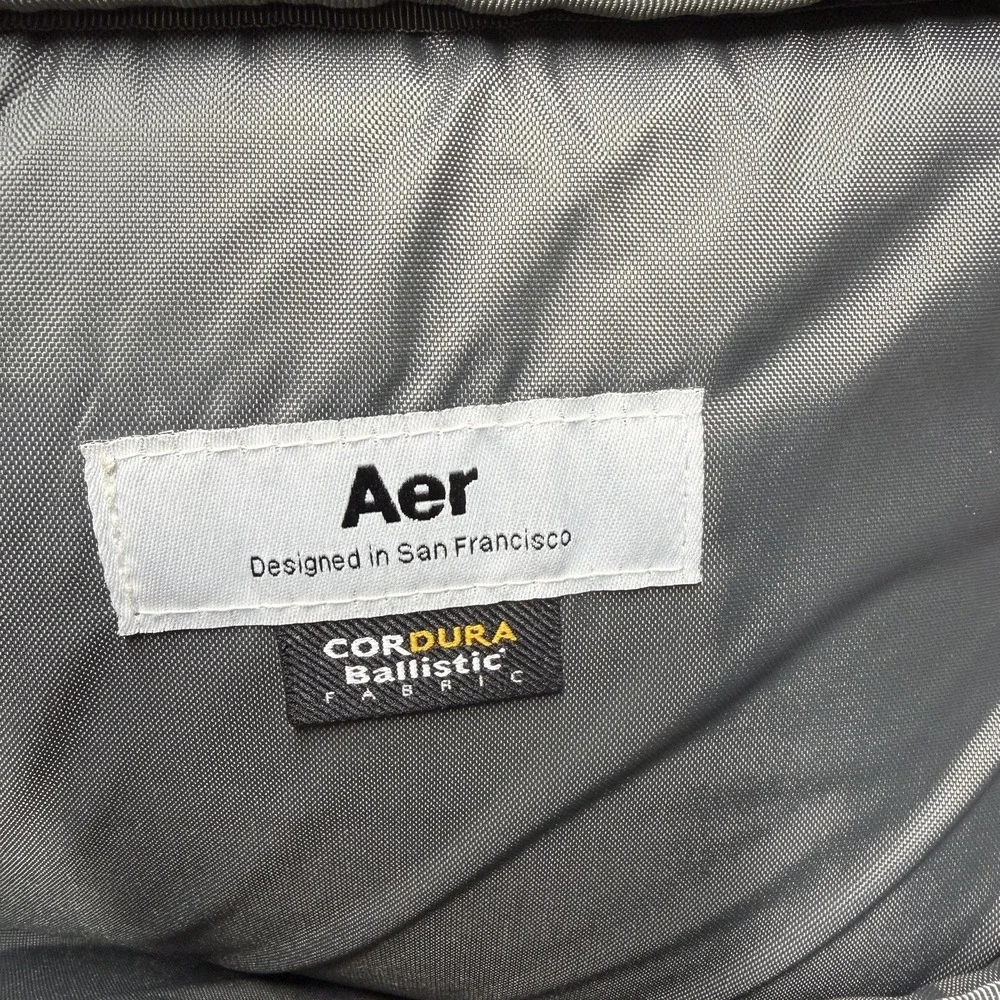 Aer Black Duffel Pack 2 Backpack Cordura Ballistic Nylon Travel Bag Mens Gym
